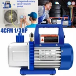 4 Cfm 1/3HP Air Vacuum Pump Hvac Manifold Gauge Set A/c Refrigeration Kit Us. Fixed Price $95.99.