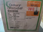 Century ORM5484F Condenser Fan Motor New!. Fixed Price $99.99.