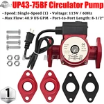 Fit Grundfos UP43-75BF Bronze 115V Circulator Pump 1-SPEED 40.9GPM 1-1/2" Flange. Fixed Price $169.00.