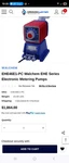 Walchem EHE46E1-PC Electronic Metering Pump 20 Gph 45 Psi Chemical Feed. Fixed Price $850.00.