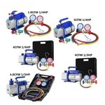 New Hot Vacuum Pump With Gauges Refrigerant Hvac Refrigeration Packing. Fixed Price $239.33.