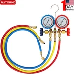 Manifold Dual Gauge Hvac Refrigerant 3FT Hose Set For R404A R12 R22 Us. Fixed Price $35.99.