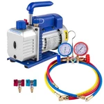 New Vacuum Pump,with Gauges Refrigerant Hvac Refrigeration, Packing. Fixed Price $227.91.