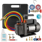Combo 3.5 Cfm 1/4HP Air Vacuum Pump Hvac + R134A Kit A/c Manifold Gauge Set. Fixed Price $89.90.
