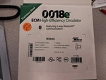 Taco 0018E-SU Circulating Pump, Union Stainless Vari-speed 1/25HP 115V. Fixed Price $400.00.