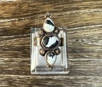 Southwest Copper White Buffalo Turquoise Multistone Statement Ring 6.25 Adj. Fixed Price $50.00.
