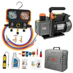 Vacuum Pump And Gauge SET,4.5CFM &(R1234YF,R404A,R134A). Fixed Price $236.24.