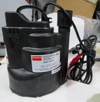New Dayton 1/4 Hp Single Phase Submersible Sump Pump Utility 3YU57C. Fixed Price $224.99.