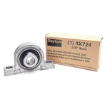 Dayton 4X724 Pillow Block Bearing 5/8IN Bore 5000RPM 1479LBF Radial Load. Fixed Price $35.00.