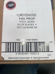 Carrier LA01EW032 Fan Prop 22DEG Pitch 4 Blade Cw Rotation 5/8 Bore. Fixed Price $130.00.