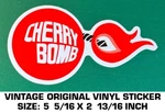 Cherry Bomb Thrush Exhaust Racing - Vintage Original Vinyl Decal Sticker. Fixed Price $6.55.