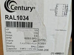 RAL1034 Century Motor #F48SJ4L4B1 #4MB13 3-SPEED, 1/3HP 115V W/ Bracket). Fixed Price $129.00.