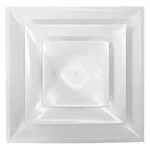 American Louver STR-C-6W-FR In Square Step-down Diffuser, White. Fixed Price $73.75.