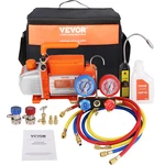 Vevor 1/4 Hp Hvac Vacuum Pump And Gauge Set Cfm Manifold Kit With Hose. Fixed Price $126.39.