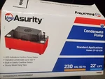 Diversitech Asurity CP-22-230 230VAC Condensate Hvac Pump Feet Of Lift. Fixed Price $70.27.
