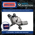 Wiper Motor Rear BWM1009 Borg & Beck 1K6955711B 1K6955711C 5N0955711A 5N0955711B. Fixed Price $134.45.
