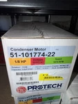 Rheem 51-101774-22 1/8 Hp Condenser Fan Motor 5110177422 Rpm 1075. Fixed Price $85.00.