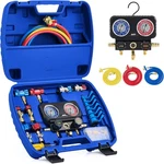 Ac Gauges, Way Manifold Set For R1234YF R134A R410A Refrigerant, Automot. Fixed Price $110.98.
