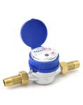 Qwork Water Meter, 1/2" Npt 304 Stainless Steel Cold Flow With Pulse. Fixed Price $32.88.
