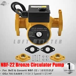Fit Bell & Gossett NBF-22 103252LF Bronze Body Pump 115V 3-SPEED 1/25 Hp. Fixed Price $169.00.