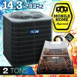 Aciq 2 Ton 14.3 Mobile Home Heat Pump Condenser & Coil Split System - R454B. Fixed Price $3083.00.
