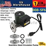 008-SF6 115V 1/25 Hp Stainless Steel Circulator Pump Replacement For Taco #008SF. Fixed Price $117.00.