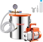 Vevor Gallon Vacuum Chamber 3.5 Cfm Pump Kit. Fixed Price $270.99.