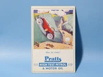 Antique Pratts High Test Petrol & Motor Oil Pictorial Advert Trade Card #mnc. Fixed Price $54.28.