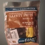 Brand New Safety Overflow Float Switch For Drain Pans By Little Giant # ACS-3. Fixed Price $13.25.