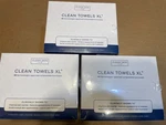3PK Clean Skin Club Towels Xl 100% Usda Biobased Dermatologist (3X50=150). Fixed Price $23.99.