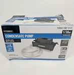 Everbilt Eb-pump-t Condensate W/ Hose Hvac 120V 1/30HP 1.8GPM 21FT Lift. Fixed Price $39.99.