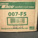 New Taco 007-BF5-J / 007-F5 Circulator Pump With Long Life Bronze Cartridge. Fixed Price $169.00.