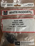 White Rodgers 3L02-200, Manual Reset Snap Disc Limit, Ooen F, Close. Fixed Price $22.50.