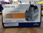 White-rodgers 36C03-333 Gas Valve, Ng/lp, Standing Pilot, 24VAC, 2.5 To 5.0. Fixed Price $160.00.