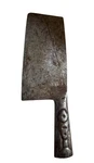 Vintage Stainless Steel Meat Cleaver CHINESE-3 Rams Brand. Fixed Price $99.00.