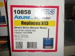 Mars 10858 Ecm Motor New 1/5 - 1/2 Hp 1075 Rpm 115/230 X13. Fixed Price $279.00.