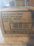 New Bell & Gossett 107021 Strt- Angle, 2" Flo-control Valve, Inch Flow. Fixed Price $399.00.