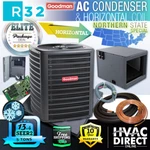 Goodman 5 Ton 13.4 SEER2 Central Air Conditioner & Horizontal Coil R32 Ac System. Fixed Price $3839.00.
