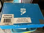Aspen Mini Aqua Pump ASPMA230 230V Use W/ Up 24,000 (2 Tons) Fast Shipping. Fixed Price $199.00.