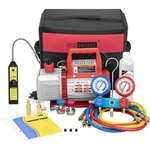 1/3HP 4CFM Single Stage Rotary Vane Air Vacuum Pump, R134A Manifold Gauge Set. Fixed Price $114.95.