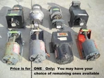 Waste Oil Transfer Pump, Nice, Series Suntec 110 Volt Electric, 16 Gph. Fixed Price $98.00.