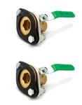 Two (2) 1" Npt Flanged Ball Valve For Grundfos Water Circulating Pumps. Fixed Price $57.90.