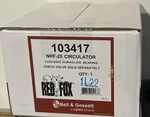 Bell & Gossett 103417 Red Fox NRF-25 , 1/15 Hp Speed Circulator Pump New. Fixed Price $114.88.
