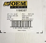 Fast Hvac Parts Oem 1186357 Motor 208-230V Phase. Fixed Price $239.99.