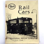Mack Rail Cars International Motor Company New York Vintage Train Trolly Booklet. Fixed Price $29.99.