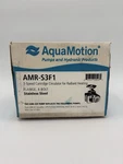 Aquamotion AMR-S3F1 Circulator Pump With Three Speed Stainless Steel. Fixed Price $140.00.