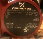 Grundfos Up 15-10SU7P/TLC Circulator Pump. Fixed Price $290.00.