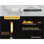 (1)-WHITE Rodgers 120 Volt Nitride Universal Hot Surface Igniter H150. Fixed Price $46.89.